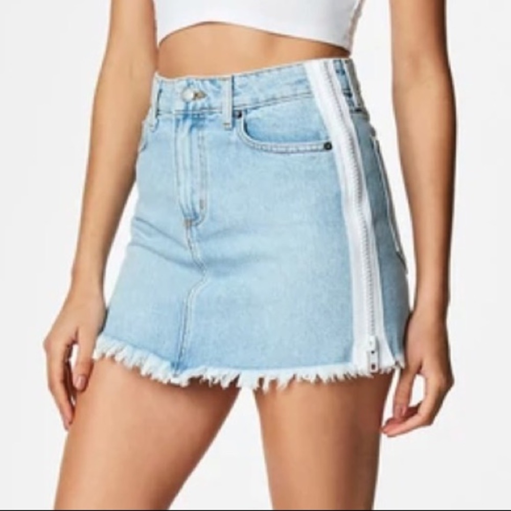 Carmar Denim Estella Colin Skirt with Side Zip size 25